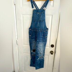 American Eagle Outfitters, ankle length overalls, size M